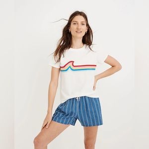 Madewell Rainbow Wave Tee.